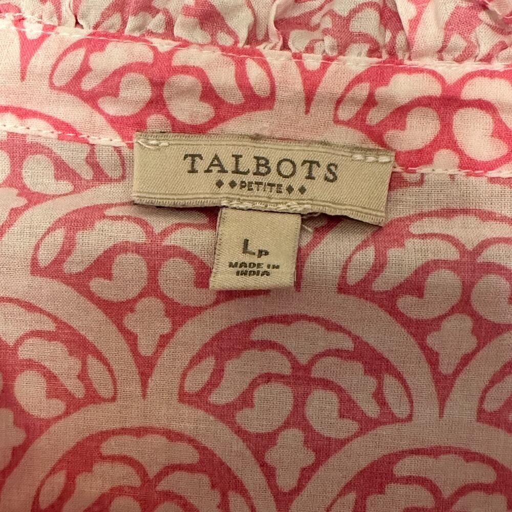 Talbots Easy Popover Button Top Size Large Petite… - image 7
